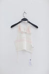 SWAYING/KNIT Beaded Embroidered Bikini Top SW22SST88 Pink/White